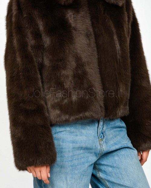 Grace & Mila Chocolate Faux Fur  SHONNA CHOCOLATE