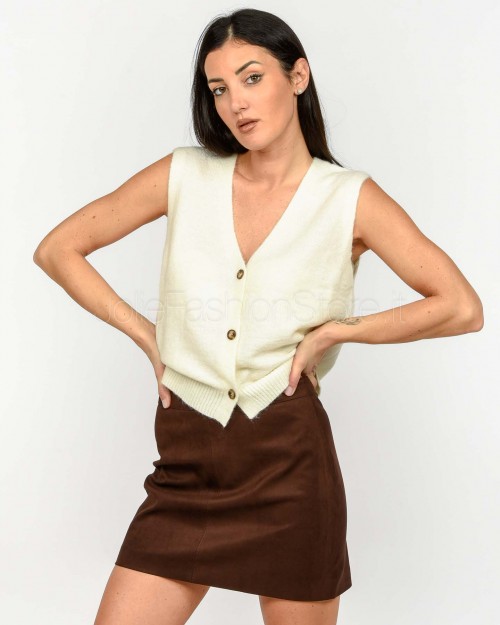 Grace & Mila Gilet Over Panna