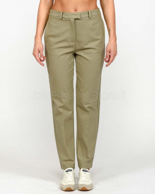 Patrizia Pepe Pantalone a Sigaretta Misto Lana Winter Greige  2P1708 A475 B848