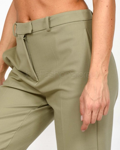 Patrizia Pepe Pantalone a Sigaretta Misto Lana Winter Greige  2P1708 A475 B848