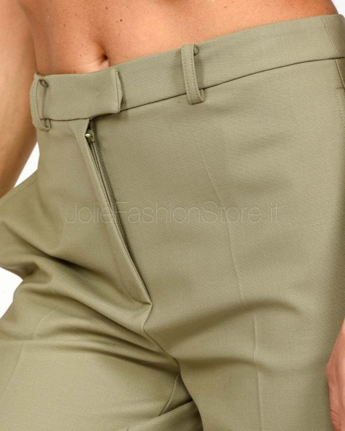 Patrizia Pepe Pantalone a Sigaretta Misto Lana Winter Greige  2P1708 A475 B848