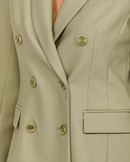 Patrizia Pepe Giacca "ESSENTIAL" Doppiopetto Winter Greige  2S1538 A475 B848