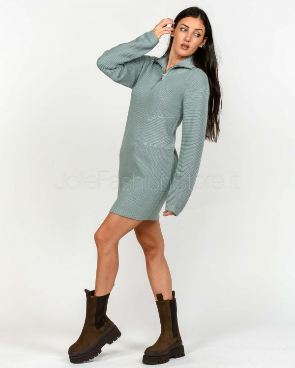 Patrizia Pepe ABITO/DRESS Silver Green  2A2985 K9O3A G618
