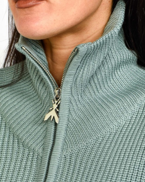 Patrizia Pepe Abito in Lana Silver Green  2A2985 K9O3A G618