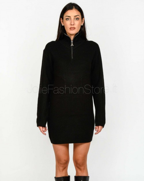 Patrizia Pepe Abito in Lana Nero  2A2985 K9O3A K103