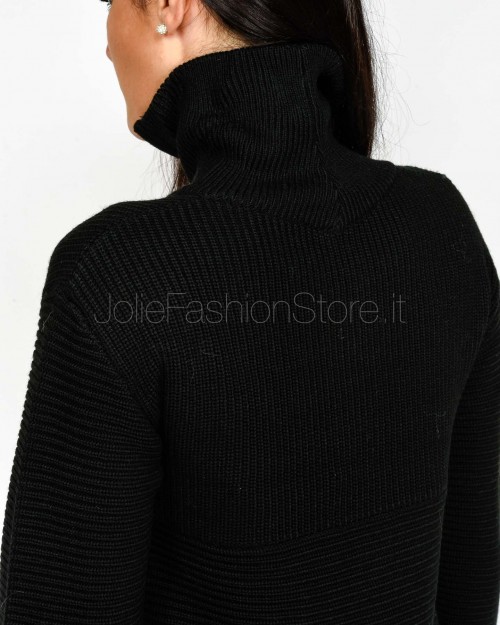 Patrizia Pepe Abito in Lana Nero  2A2985 K9O3A K103