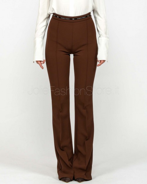 Elisabetta Franchi Completo Giacca + Pantalone Coffee  TP00156E2 EA3