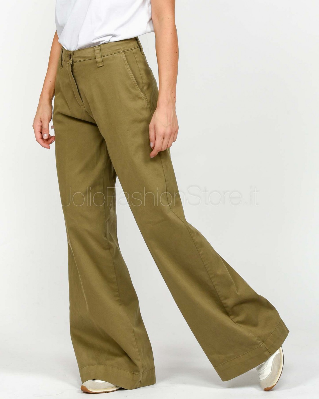 Squad Pantalone Verde Militare  LILLY KAKI