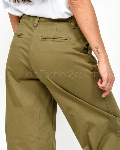 Squad Pantalone Verde Militare  LILLY KAKI