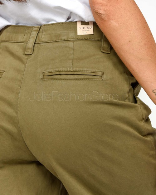 Squad Pantalone Verde Militare  LILLY KAKI