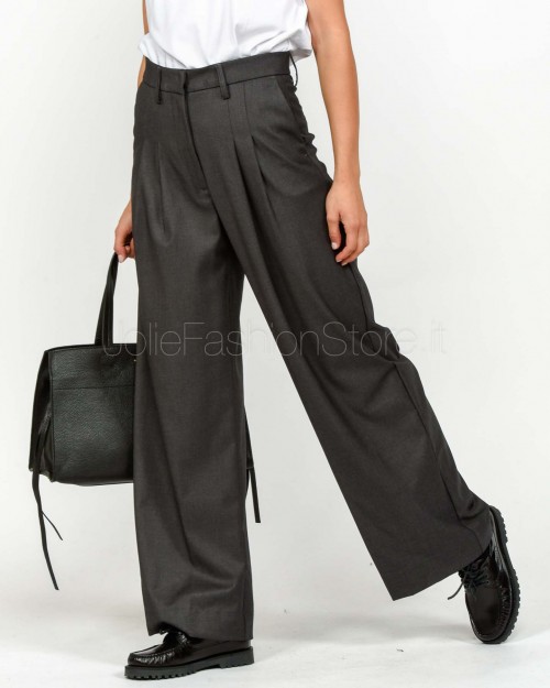 Squad Pantalone a Palazzo con Piences Grigio