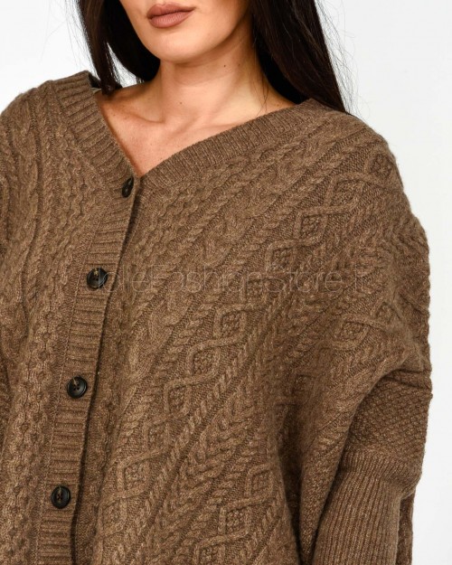 Meimeij Cardigan Over Mocha  M5IZ36 858