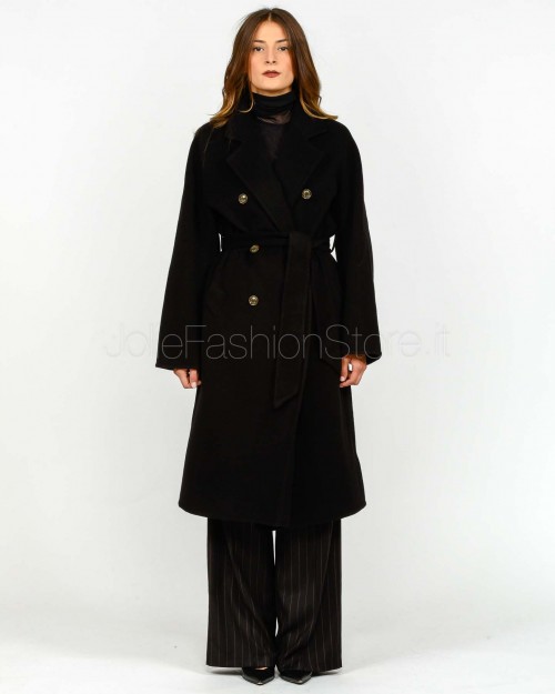 Helmur Cappotto Doppiopetto Nero Con Cintura  20209 NERO