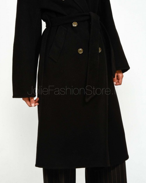 Helmur Cappotto Doppiopetto Nero Con Cintura  20209 NERO