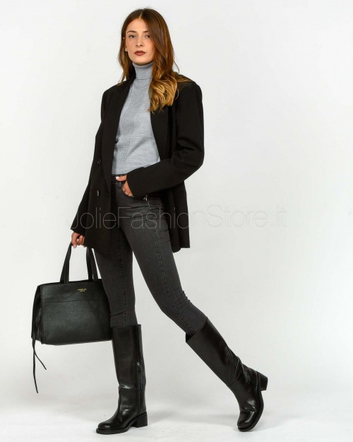 Patrizia Pepe PANTS/TROUSERS Deep Black Wash