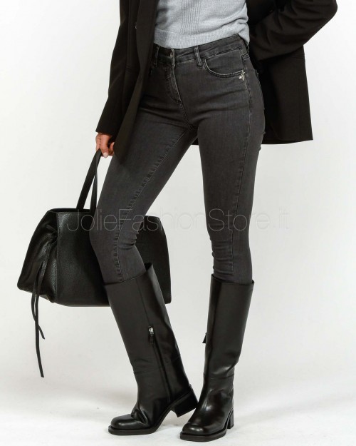 Patrizia Pepe PANTS/TROUSERS Deep Black Wash  CP0509 D1HIN K428