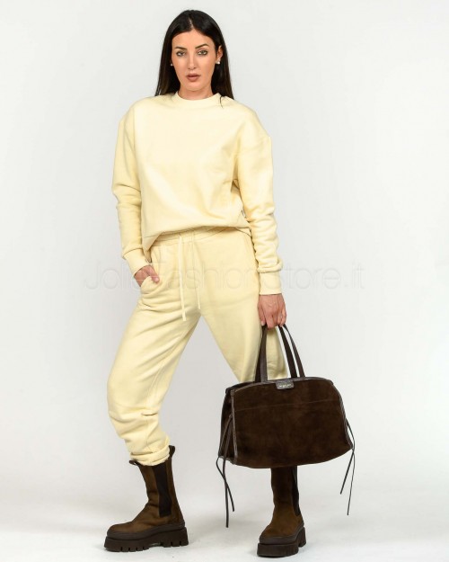 Patrizia Pepe PANTALONI/TROUSERS Wooly White