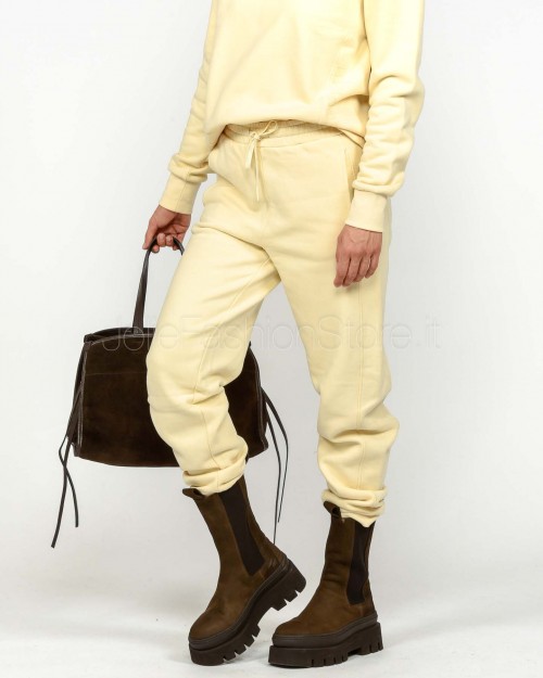 Patrizia Pepe Pantalone Tuta Wooly White  2P1720 J079 W405