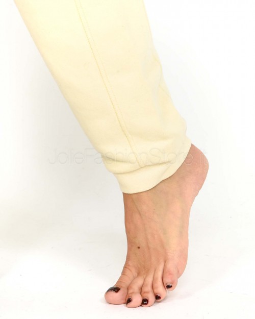Patrizia Pepe Pantalone Tuta Wooly White  2P1720 J079 W405