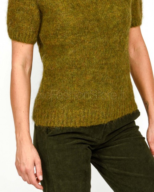 Grace & Mila Maglia Misto Lana Oliva  SAULE OLIVE