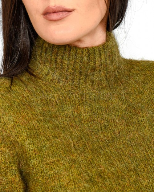 Grace & Mila Maglia Misto Lana Oliva  SAULE OLIVE