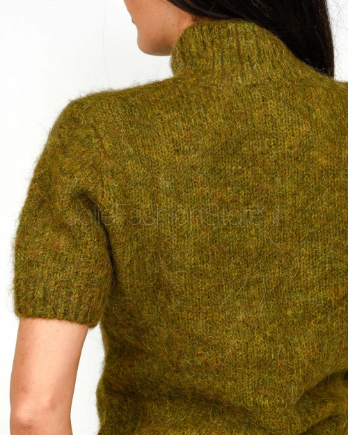 Grace & Mila Maglia Misto Lana Oliva  SAULE OLIVE