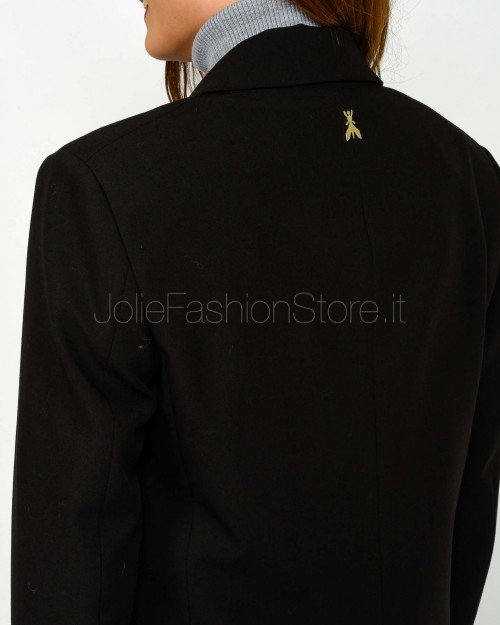 Patrizia Pepe Blazer "ESSENTIAL" Oversize Doppiopetto Nero  2S1543 A498 K103