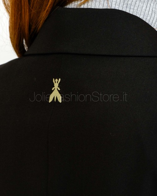 Patrizia Pepe Blazer "ESSENTIAL" Oversize Doppiopetto Nero  2S1543 A498 K103