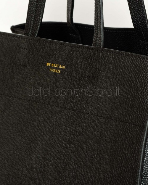 My Best Bag Borsa a Mano Nero Modello Diva Dollaro  F1-MYB-1027 D NERO