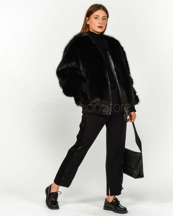 Actualee Ecopelliccia Nero  1003 NERO