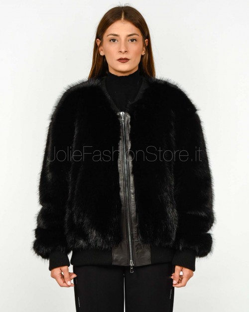 Actualee Ecopelliccia Nero  1003 NERO