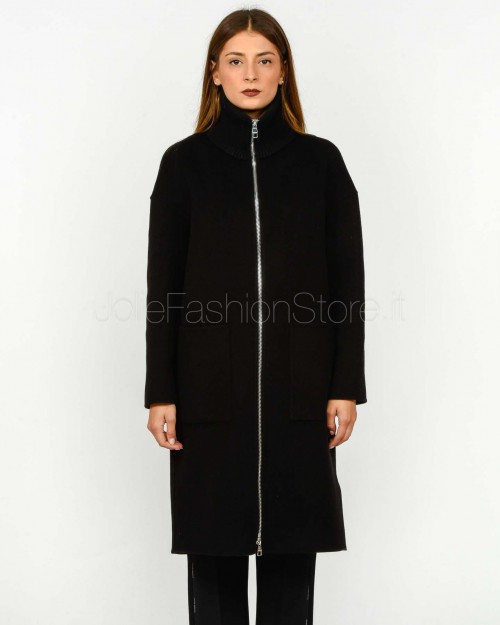 Helmur Cappotto Collo Alto Lana/Cashmere Nero  21954 NERO