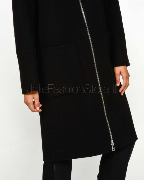 Helmur Cappotto Collo Alto Lana/Cashmere Nero  21954 NERO