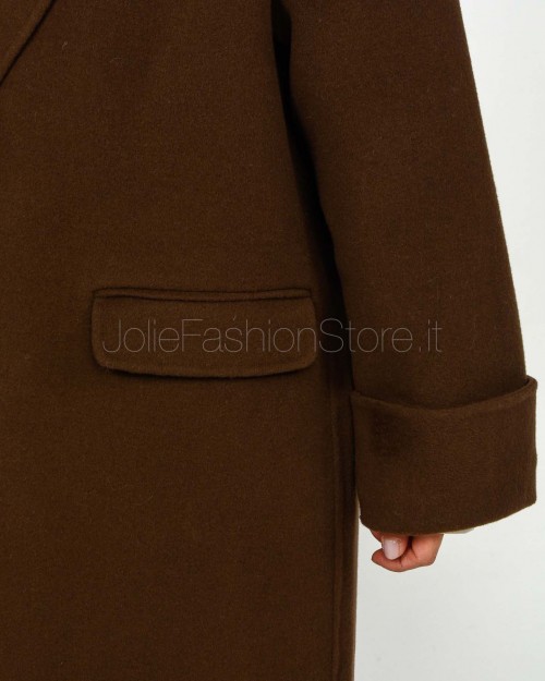Helmur Single Breasted Coffee Coat  7796 CAFFE