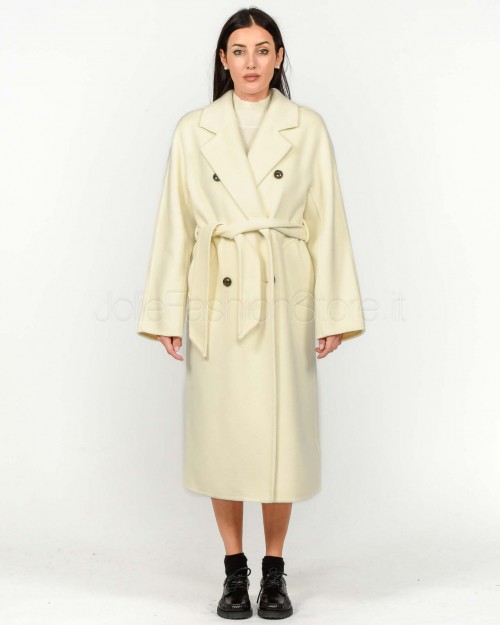 Helmur Cappotto Doppiopetto Panna Con Cintura  20209 PANNA