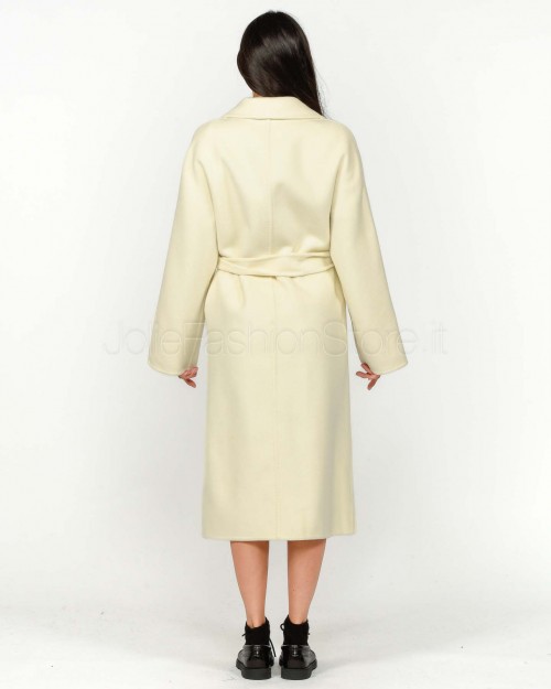 Helmur Cappotto Doppiopetto Panna Con Cintura  20209 PANNA