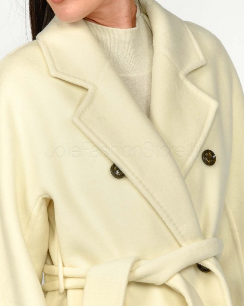 Helmur Cappotto Doppiopetto Panna Con Cintura  20209 PANNA