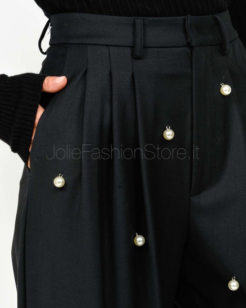 Meimeij Pantalone Nero  M5IH02 100