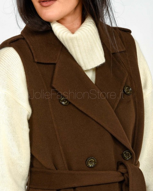 Helmur Gilet Lungo Doppiopetto Caffè  19061 CAFFE