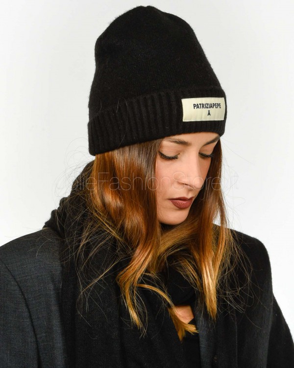 Patrizia Pepe Berretto Nero  8F0082 K287 K103
