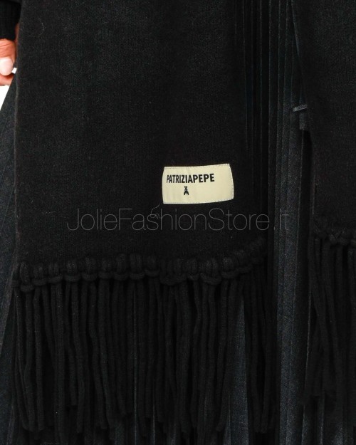 Patrizia Pepe Sciarpa Over Nero  8F0067 K287 K103