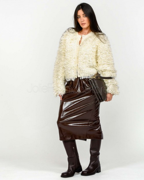 Not Shy White Cashmere Vest  CLEMENT ECRU