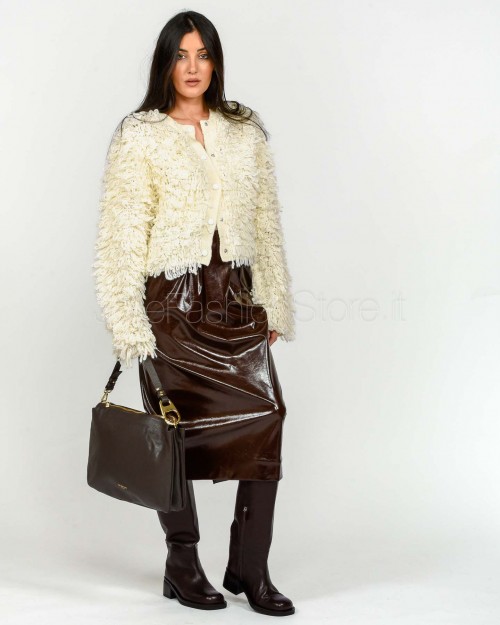 Not Shy White Cashmere Vest  CLEMENT ECRU