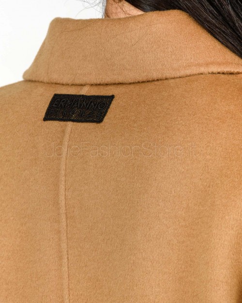 Ermanno Cappotto Monopetto Con Manicotto Cammello  D47ED015EY6-EY6 MF700