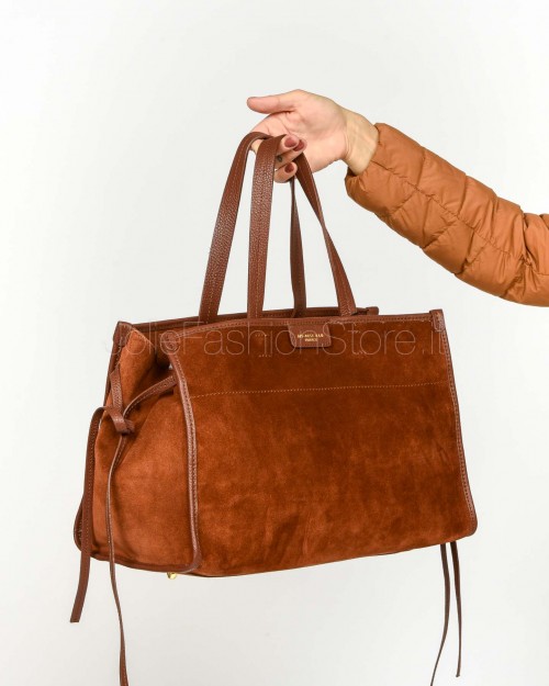 My Best Bag Borsa a Mano Bordeaux Modello Diva 38x24x20  F1-MYB-1027 BRUCIATO