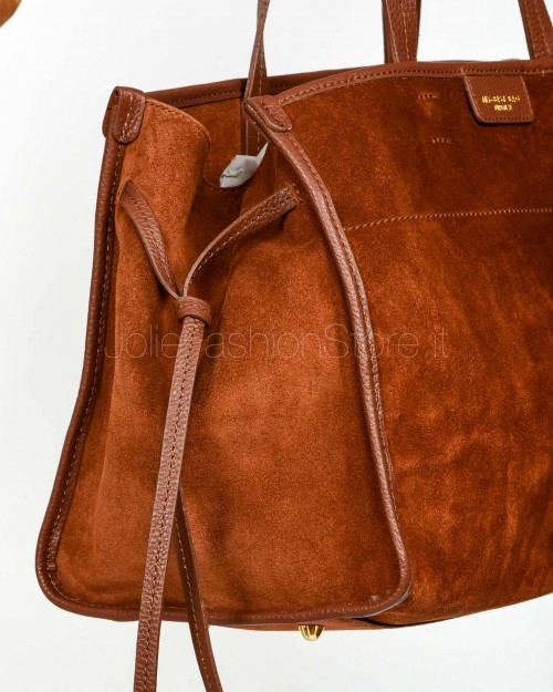 My Best Bag Borsa a Mano Bordeaux Modello Diva 38x24x20  F1-MYB-1027 BRUCIATO