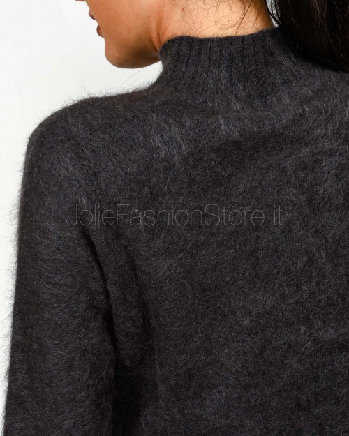 Solo Tre Maglione Misto Cashmere Grigio Antracite  M3F0093 FU 96S ASFALTO
