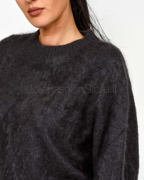 Solo Tre Maglione Misto Cashmere Grigio Antracite  M3F0092 FU 96S ASFALTO