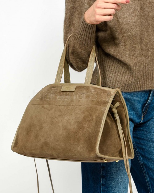 My Best Bag Borsa a Mano Taupe Modello Diva  F1-MYB-1027 TAUPE