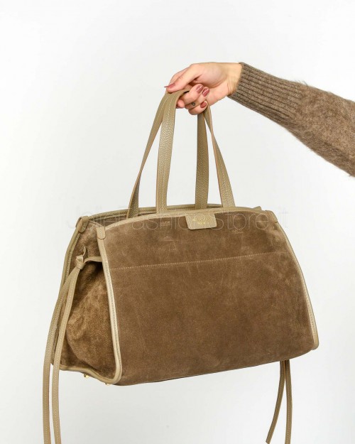 My Best Bag Borsa a Mano Taupe Modello Diva  F1-MYB-1027 TAUPE